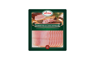 Zirbenrauchschinken geschnitten