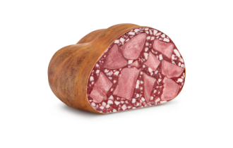 Zungenrotwurst in Kappen