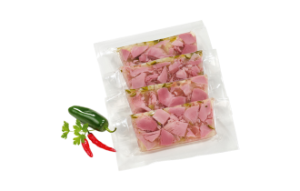 Schweinefilet in Aspik