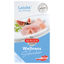 Wellness Schinken geschnitten