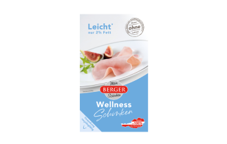 Wellness Schinken geschnitten