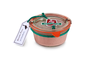 Gänseleberpastete mit Preiselbeeren